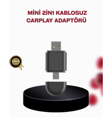 Kablosuz CarPlay Adaptörü – Bluetooth 5.4 ve Wi-Fi 6 Teknolojili Tak & Çalıştır Dönüştürücü