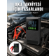 4’ü 1 Arada Jump Starter Hava Kompresörü Powerbank ve LED Fener Yeni Nesil
