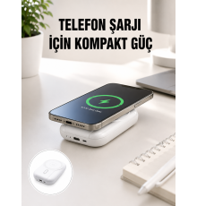 22.5W Süper Hızlı Şarjlı Çok Fonksiyonlu 10000 mAh Powerbank Yeni Nesil