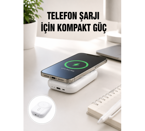 22.5W Süper Hızlı Şarjlı Çok Fonksiyonlu 10000 mAh Powerbank Yeni Nesil