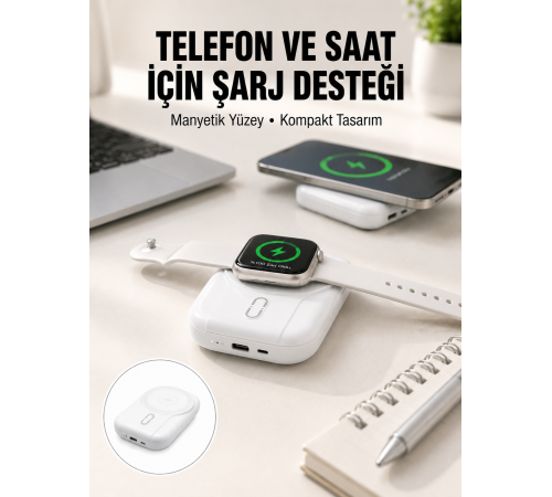 Yüksek Kapasiteli 22.5W Hızlı Şarj Taşınabilir Powerbank Yeni Nesil