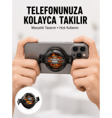 Telefon Soğutucu | LED Işık Efektli | Power Aparatlı | Sessiz ve Taşınabilir Model Yeni Nesil