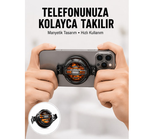 Telefon Soğutucu | LED Işık Efektli | Power Aparatlı | Sessiz ve Taşınabilir Model Yeni Nesil