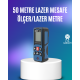 50 Metre Lazer Mesafe Ölçer Profesyonel Dijital Ölçüm Cihazı