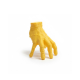 3D Sarı El Heykeli 17x16 cm Raf ve Masa Üstü Dekor