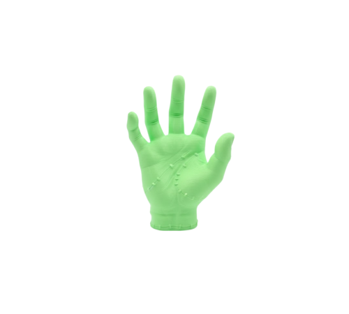 3D Yeşil El Tasarım Dekor 27x22 cm Büyük Boy Şık Obje