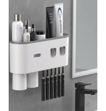 Çok Fonksiyonlu Diş Fırçası Tutucu Otomatik Dispenser Bardaklı Organizer