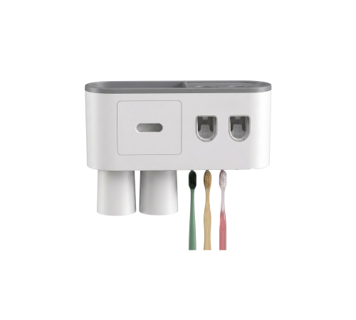 Çok Fonksiyonlu Diş Fırçası Tutucu Otomatik Dispenser Bardaklı Organizer