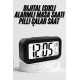 Dijital Masa Saati Termometre Takvim Led Ekran Pilli Ev Ofis Masası