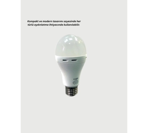 Ev ve İş Yeri İçin Şarjlı LED Ampul