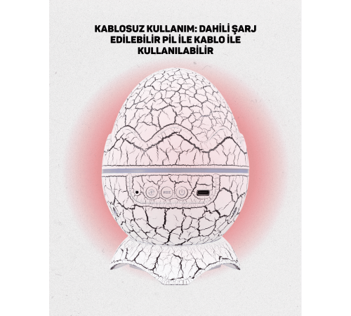 Dinazor Yumurta Gece Lambası