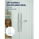 4 Adet Çocuk Güvenlik Dolap Kilidi Dayanıklı ve Uzun Ömürlü Tasarım Yeni Nesil