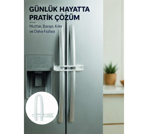 4 Adet Dolap ve Kapak Emniyet Kilidi Evde Güvenli Kullanım İçin Yeni Nesil