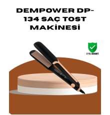 DEMPOWER DP-134 Saç Tost Makinesi – Kolay Kullanım, Hızlı Sonuç, Uzun Süre Kalıcılık