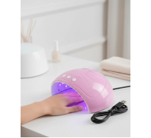 Ultraviyole Işıklı 15 Ledli 45W Oje Kurutucu Makine Pembe
