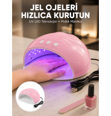 Ultraviyole LED Oje Kurutma Makinesi USB Kablolu Yeni Nesil