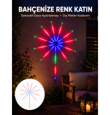 Modüler RGB LED Duvar Işığı Havai Fişek Efektli Uzaktan Kumandalı Yeni Nesil