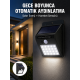 Su Geçirmez 20 LED Solar Aydınlatma | Dış Mekan için PIR Hareket Sensörü ile Akıllı Işık Yeni Nesil