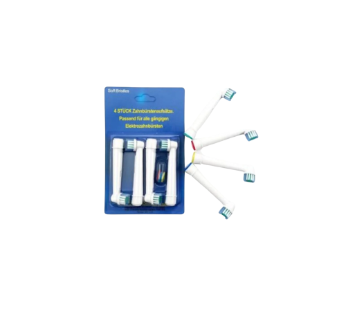 Renk Halkalı Aile Tipi Diş Fırçası Yedek Başlığı 4’lü Paket