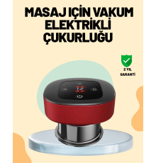 4’ü 1 Arada Elektrikli Çukurluk Masaj Seti Isı Masaj ve Kırmızı Işık