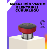 Vakumlu Masaj Aleti Çok Kademeli Emme Isıtmalı Ev Tipi Terapi