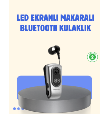 Titreşimli Bluetooth Kulaklık – Uzun Pil Ömrü, Dijital Ekranlı Kablosuz Tasarım