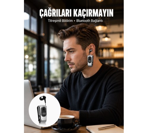 Titreşimli Bluetooth Kulaklık – Hızlı Şarj ve Uzun Bekleme Süresi Yeni Nesil