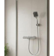 Çok Fonksiyonlu Siyah El Duşu Seti Spiral Hortum ve Duş Askısı Banyo Duş Başlığı