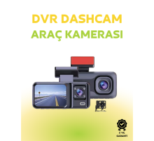 1080p Ön, 720p Arka ve İç Kamera ile %100 Kapsama – Gece Görüşlü Araç Kamerası