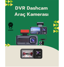 Tam Kapsamlı Araç Güvenliği: 3 Kameralı Full HD Kayıt Sistemi ile Ön, İç ve Arka Görüş
