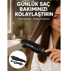 Saç Düzleştirici 30 Saniyede Isınma Hafif ve Portatif Tasarım Yeni Nesil