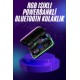 Kablosuz Bluetooth Kulaklık Rgb Kulaklığı Gecikme Önleyici