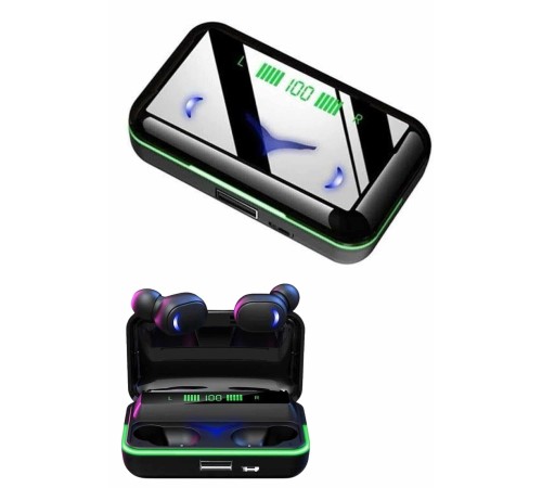 Extra Bass Kablosuz Kulaklık Işıklı Bluetooth Kulaklık Powerbank Özellikli