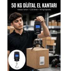 50 Kg Dijital El Terazisi Cep Tartısı El Kantarı Terazi Yeni Nesil
