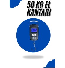 El Kantarı Dijital El Terazisi 50 Kg Kapasiteli LCD Ekranlı