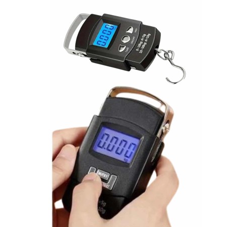 El Kantarı Dijital El Terazisi 50 Kg Kapasiteli LCD Ekranlı