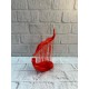 3D El Formlu İnsan Figürü Kırmızı Modern Soyut Dekoratif Biblo 12x18 cm