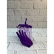 3D El Formlu İnsan Figürü Mor Özgün Sanat Biblosu 12x18 cm