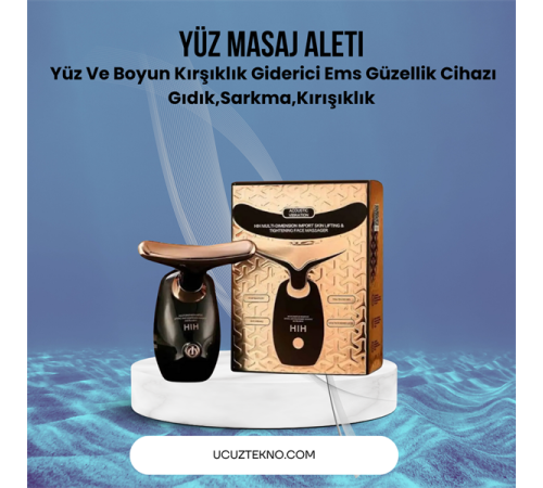Yüz ve Boyun Masaj Aleti – Yunus Tasarım, Görünümü Giderici