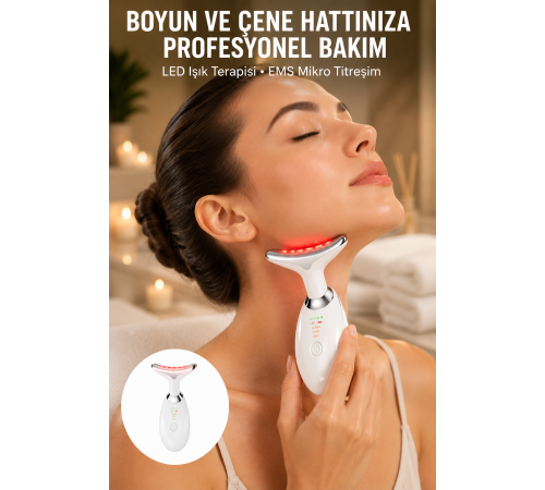 lık Azaltıcı LED Işık Cilt Bakım Aleti 7 Renk Yeni Nesil
