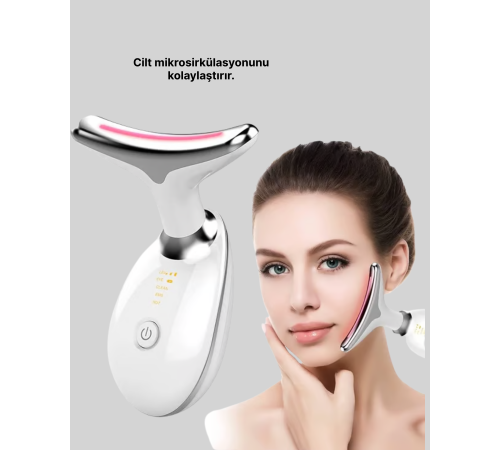 7 Renkli LED Cilt Yenileyici Masaj ve Bakım Cihazı