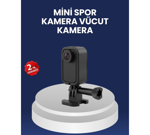 Vlog, Seyahat ve Günlük Video Çekimleri İçin Mini Kamera