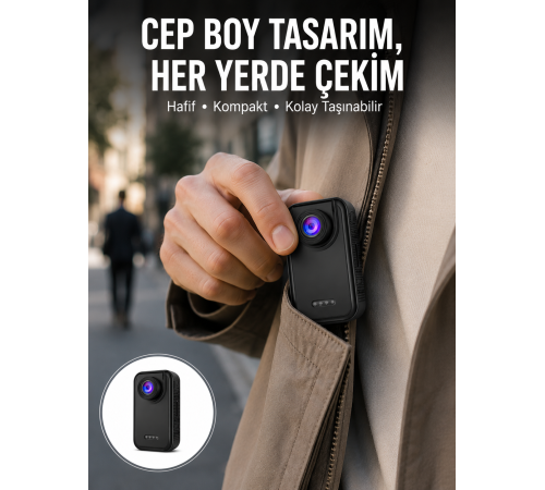 Vlog ve Sosyal Medya Çekimleri İçin Kompakt Taşınabilir Kamera Yeni Nesil