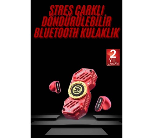 Stres Çarklı Kulaklığı Güçlü Bass Bluetooth Kulaklık Kablosuz