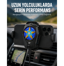 Mobil Cihaz Soğutma Radyatörü – Metal+ABS, Type-C Kablolu Yeni Nesil