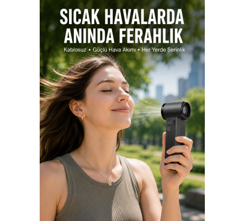 Turbo Motorlu Çok Amaçlı Temizlik ve Soğutma Cihazı Yeni Nesil