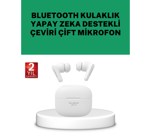 Anında Dil Çeviren Akıllı Bluetooth Kulaklık Çok Dilli İletişim