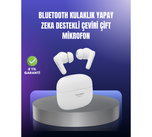 Çok Dilli İletişim Destekli Kablosuz Kulaklık Oyun ve Müzik Modlu