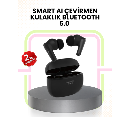 Yapay Zeka Destekli Bluetooth Kulaklık Anlık Çeviri ve Gürültü Engelleme