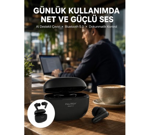 Akıllı Çeviri Destekli Bluetooth Kulaklık Profesyonel Ses Deneyimi Yeni Nesil